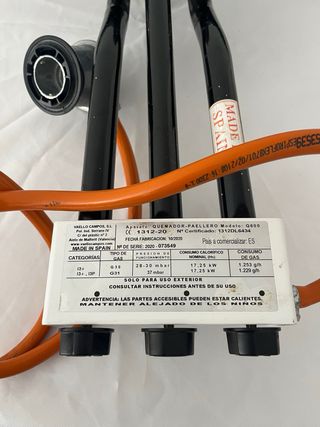 Hornillo/Quemador Paellero Gas 3 Fuegos