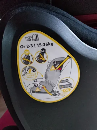 Silla coche Safety roja. Posibilidad de hasta 4 si