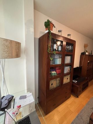 Vitrina Banak Madera y Cristal