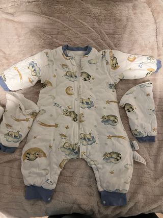 Saco dormir bebé mangas extraíbles