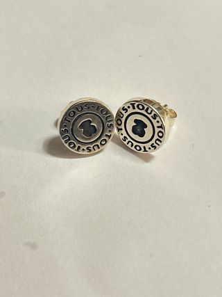 Pendientes Tous Oso Logo Plata