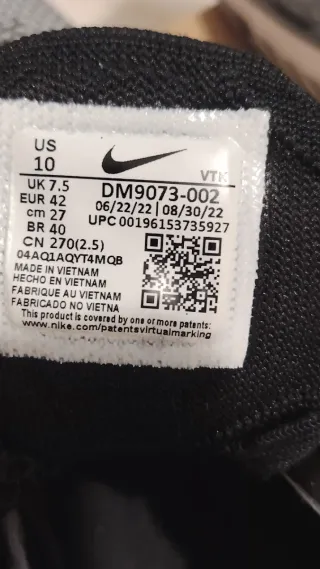 Zapatillas Nike Air Max 270 Negras Blancas