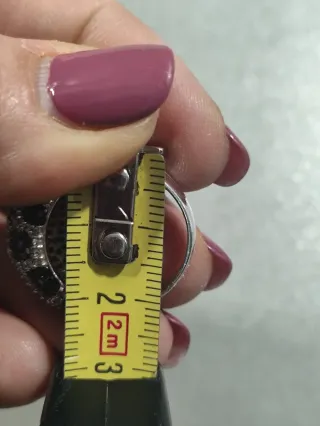 Anillo Plata y Circonitas Moradas