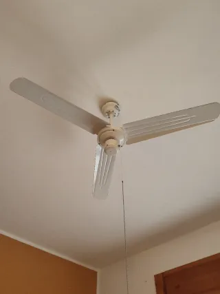 Ventilatore soffitto 3 pale bianco