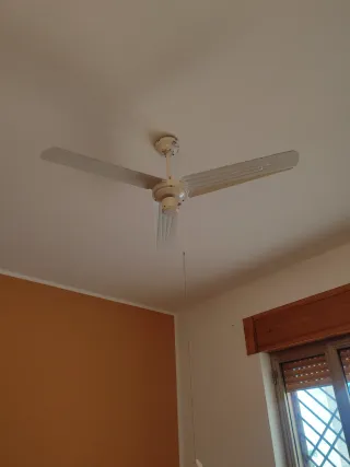 Ventilatore soffitto 3 pale bianco