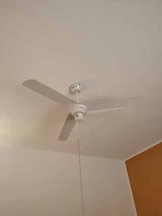 Ventilatore soffitto 3 pale bianco