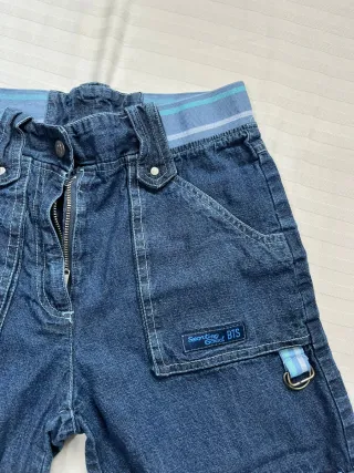 Pantalón Vaquero Cargo Azul