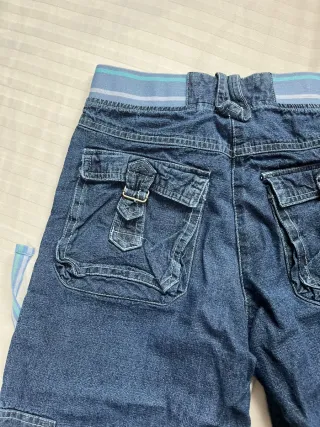Pantalón Vaquero Cargo Azul