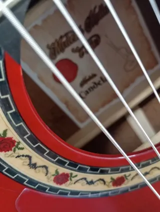 Guitarra Flamenca Candela Roja OS1 de palosanto