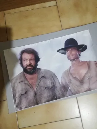 Poster Bud Spencer Terence Hill Tela