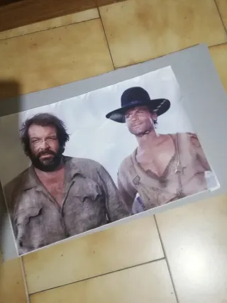 Poster Bud Spencer Terence Hill Tela
