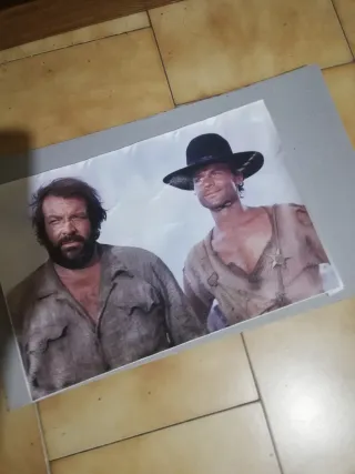 Poster Bud Spencer Terence Hill Tela