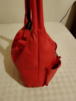 Grande borsa in vera pelle