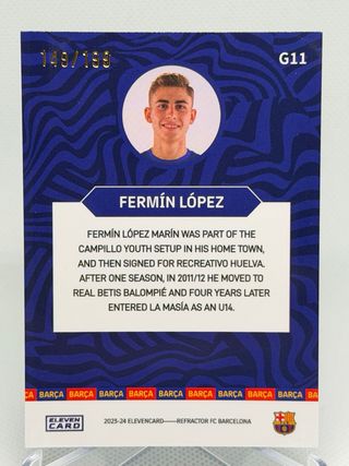 Fermín López Rc /199 FC Barcelona Eleven card