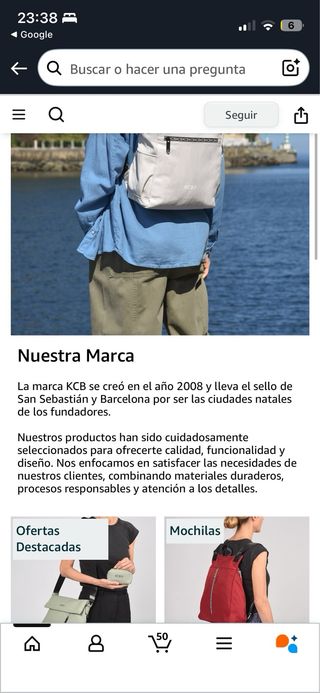 Bolso bandolera KCB verde con etiqueta (sin usar)