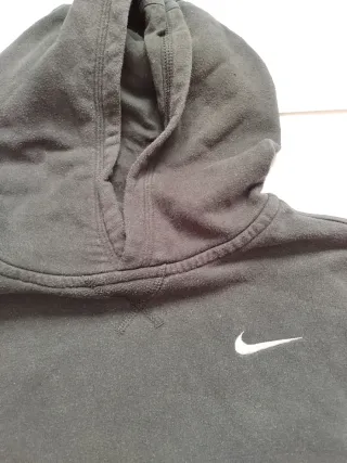Sudadera Nike Negra con Capucha Juvenil XL