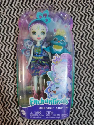 Muñeca Enchantimals Patter Peacock & Flap