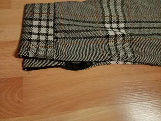 Pantalones Zara a cuadros grises