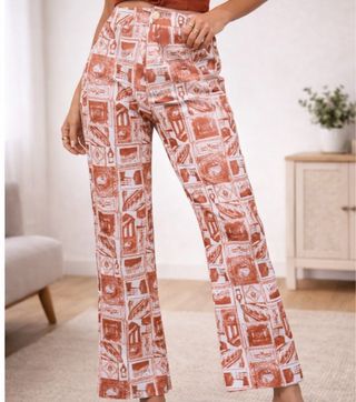 Calças estampadas