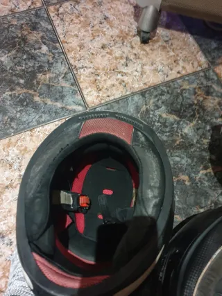 Juego 3 Cascos Moto Negros