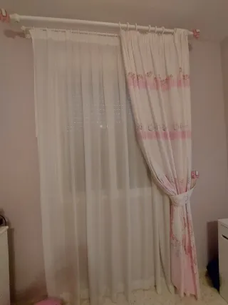 Colcha y cortinas infantiles patchwork