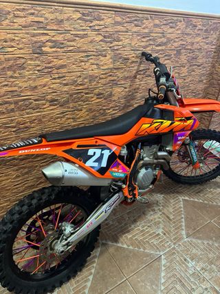 KTM 350 SX-F Naranja/Morado Como nueva