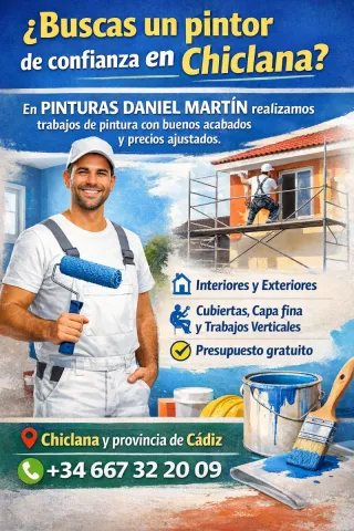 Busca un pintor de confianza en Chiclana?
