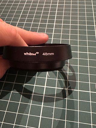 Parasol objetivo cámara 48mm