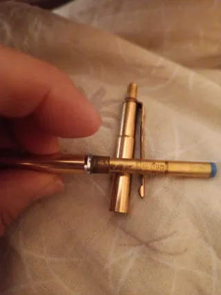 Bolígrafo Sheaffer Targa Chapado Oro