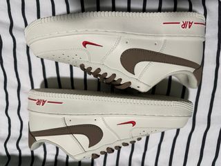 Nike Air Force 1 Marrón y Blanco