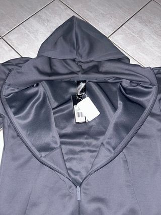 Tuta Adidas Grigia con Zip