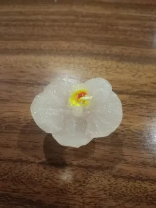 Mini Velas Decorativas Flor Branca