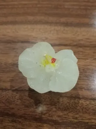 Mini Velas Decorativas Flor Branca