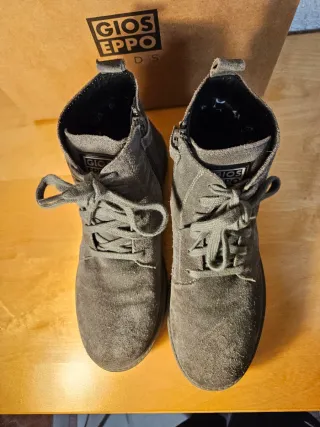 Botines Gioseppo Piel vuelta Gris T.37