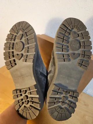 Botines Gioseppo Piel vuelta Gris T.37