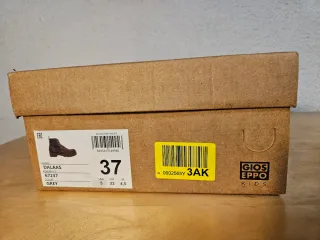 Botines Gioseppo Piel vuelta Gris T.37