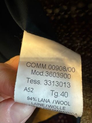 Abrigo Seventy Lana Talla 38