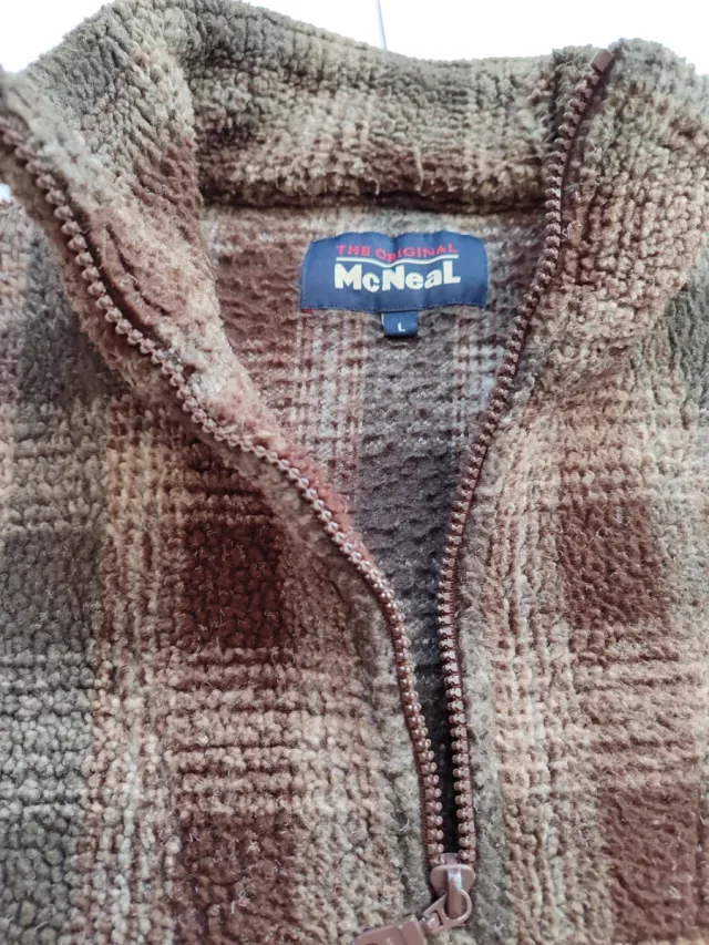 Polar McNeal cuadros vintage talla L