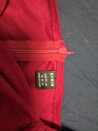 Vestido rojo con volantes