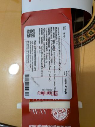 Alhambra 8fc Guitarra Flamenca