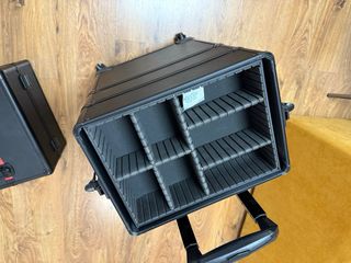 Maletín Maquillaje 4 Ruedas Negro