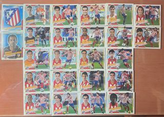 24 Cromos Atlético de Madrid LIGA ESTE 10-11