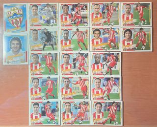 19 cromos UD Almería LIGA ESTE 10-11