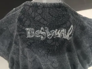 Vestido Desigual Negro y Gris