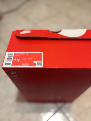 Nike Ebernon Mid Scarpe Uomo Nero Bianco