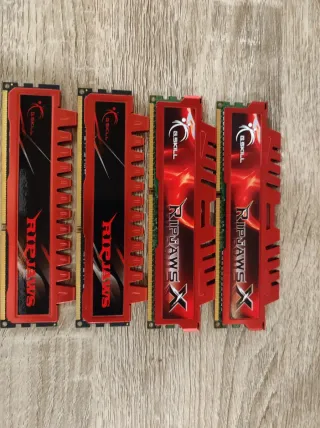 4x G.Skill DDR3 2GB 1600MHz RAM