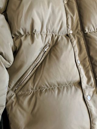 Plumífero Verde Zara Talla M