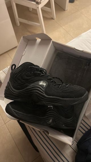 Nike Air Penny 2 x Stussy Negro