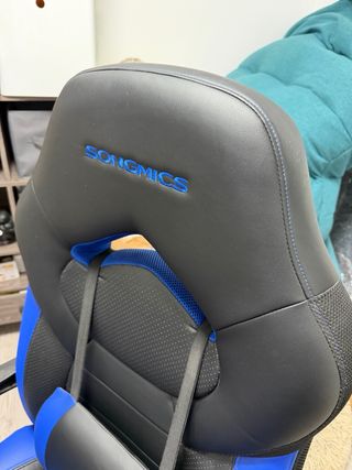 Silla Gaming Ergonómica Reclinable Azul