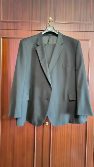 Traje de vestir gris Chaqueta talla 76  Pantalón72